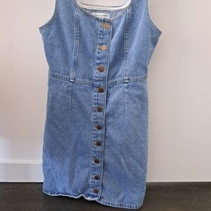 UO denim mini dress